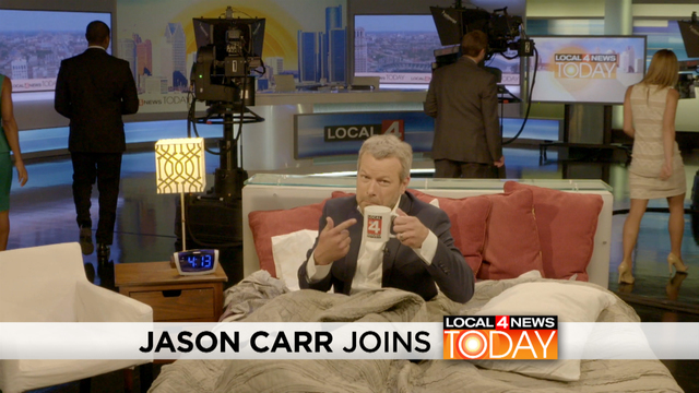 Jason Carr debuts on Local 4 with the 'Carr Port'